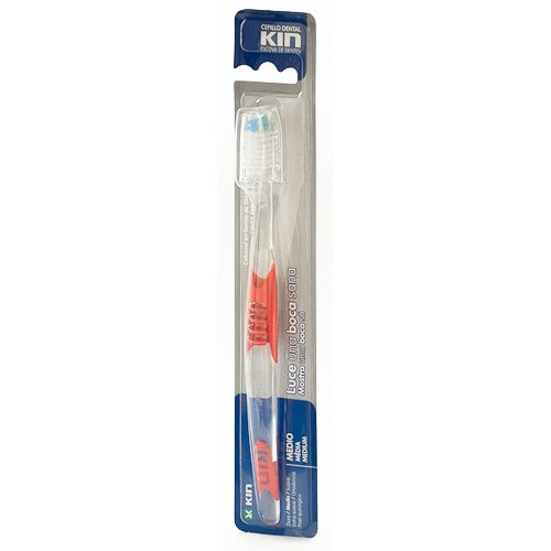 Kin cepillo dental medio para adulto 1u