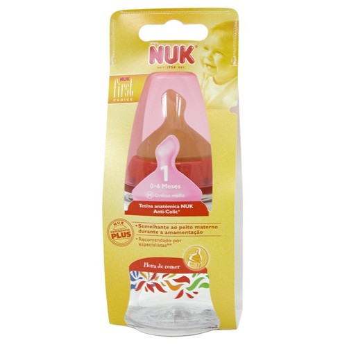  Nuk First Choice+ biberón de látex y boca ancha 150ml