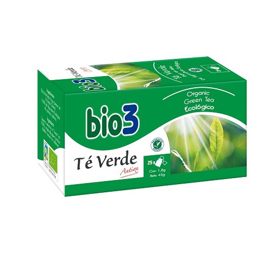 Bio3 té verde ecológico 25 bolsitas